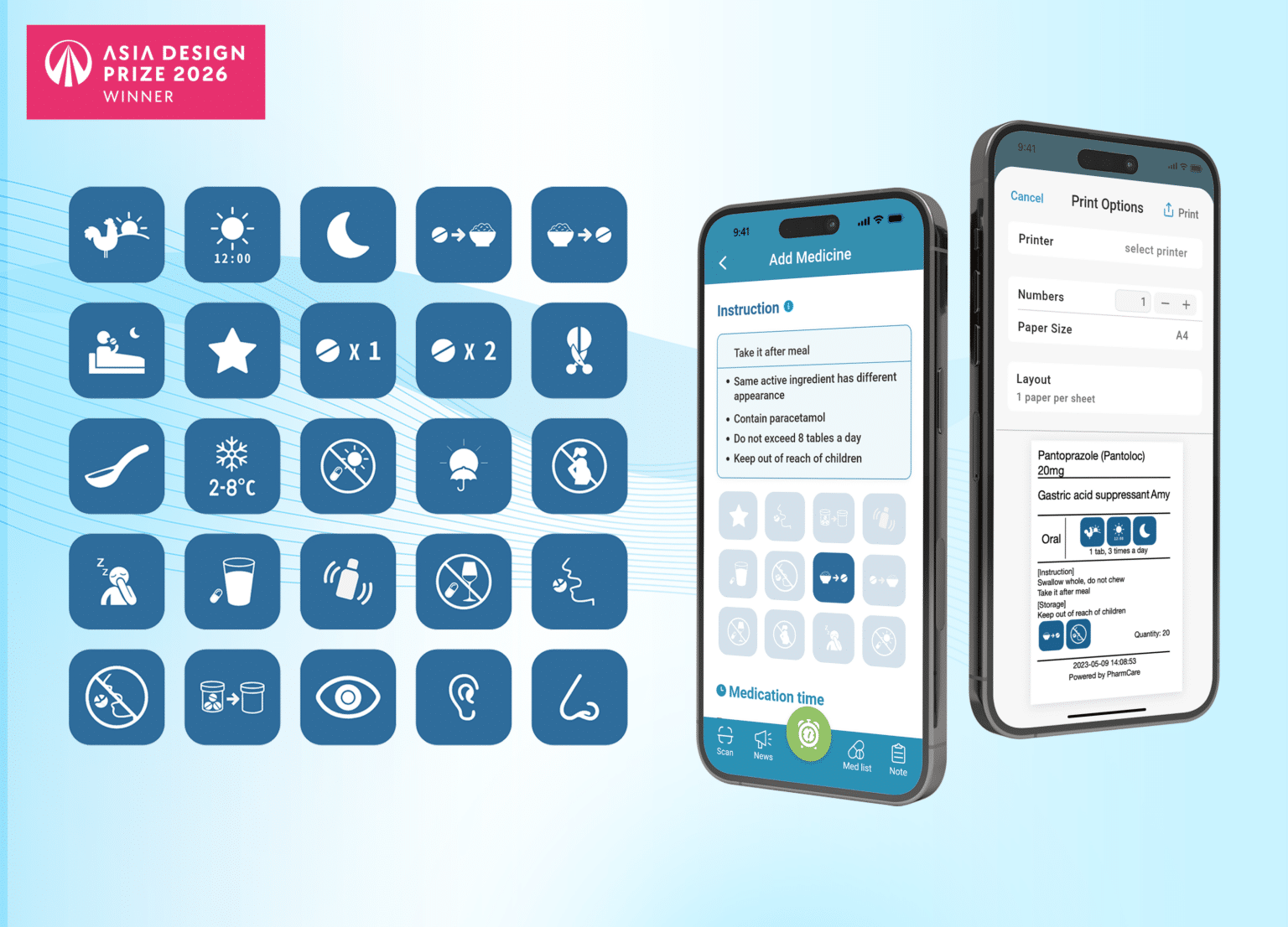 Asia Design Award - Drug Icon